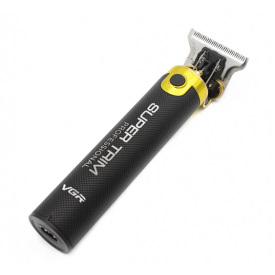 Машинка для стрижки VGR Super Trim V-082 электрическая беспроводная с 3 насадками Черная (1756375520)
