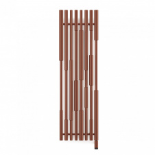 Электрический радиатор Terma CANE 1900x430 вертикальный, коричневый