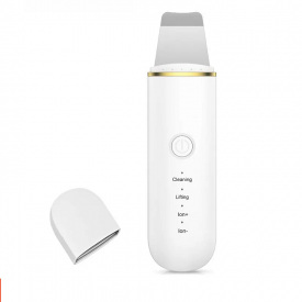 Ультразвуковой скрабер для чистки лифтинга и тонизации кожи лица Beauty Face LURNOFY 7C-CPY01 EMS White
