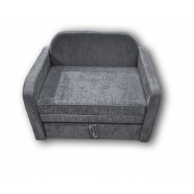 Диван раскладной Tobi Sho Юниор-1.0 мягкое велюр Крокус Серый/90, 1180х800х800 мм