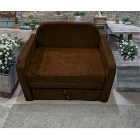 Диван мягкий Tobi Sho Юниор-1.2 раскладной велюр Крокус Коричневый/23, 1380х800х800 мм