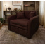 Диван малогабаритный Tobi Sho Юниор-1.1 раскладной мягкий велюр Magic Dark Brown, 1280х800х800 мм Черкассы