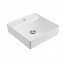 Раковина накладная Excellent Rima 2.0 CEEX.4901.400.WH 400x400 квадратная, белая глянцевая