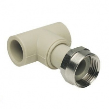 Трійник з гайкою Wavin Ekoplastik 32 мм 3/4"