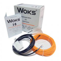 Комплект для теплої підлоги під плитку, двожильний Woks 18, 295 Вт, 16 м Чернігів