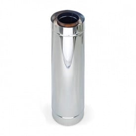 Труба дымоходная Versia-Lux 0,25 м Ø 180/250 мм нерж/нерж 0,5/0,5 мм двустенный элемент
