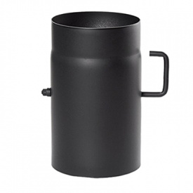 Шибер димохідний Darco Ø 150 мм чорна сталь 2 мм