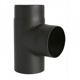 Трійник димхідний 90° Darco Ø 200 мм чорна сталь 2 мм