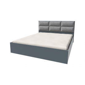 Ліжко Інтегріс-9 (160х200 см, ламелі, графіт)