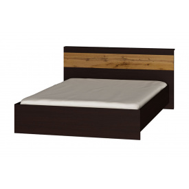 Ліжко Лавідо-4 (140х200 см, венге + дуб крафт золотий)