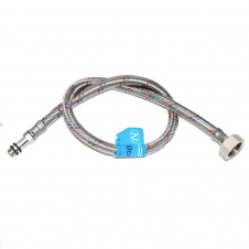 Шланг для смесителя Никифоров ВН M10х1/2″ длинный штуцер (0,8 м) (041309)