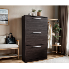 Тумба для взуття Tobi Sho Astrid ST-0021 у передпокій, 590х1200х280 мм Венге темний Бердичів