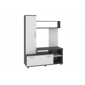 Набір у вітальню Artex (116х42х155 см, антрацит + білий)