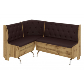 Кухонний куточок MeadowMeal-1 (Тахо + Коричневий, 150х110 см)