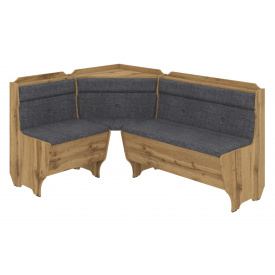 Кухонний куточок PinePlatter-1 (тканина, савана дарк грей + тахо, 160х120 см)