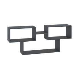 Полиця настінна Luxor (134,6х25х54,8 см, антрацит)