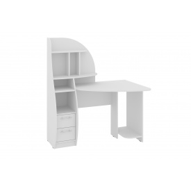 Стіл комп'ютерний Elego (120х80х75/140 см, білий)