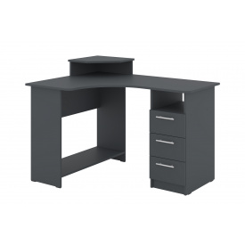 Стіл комп'ютерний Luxi (120х88х75/89 см, антрацит)