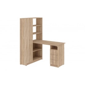 Стіл письмовий Verno (130х94х75/162 см, сонома)