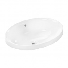 Раковина врезная Hansgrohe Xuniva 550×400 овальная белая (61058450)