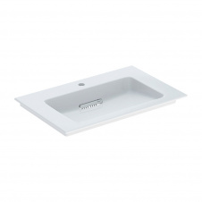 Раковина врезная Geberit One 750×480 прямоугольная, белая (505.004.00.1)