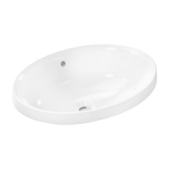 Раковина врезная Hansgrohe Xuniva 550×400 овальная белая (61058450) Фастів