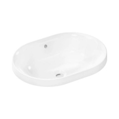 Раковина врезная Hansgrohe Xuniva 550×400 овальная, белая (61062450) Дубно
