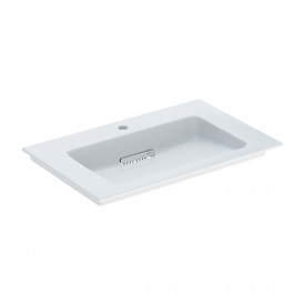 Раковина врезная Geberit One 750×480 прямоугольная, белая (505.004.00.1)