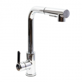 Смеситель для кухни Platinum FC-1 с выдвижным изливом, brush