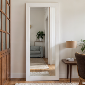 Зеркало напольное Tobi Sho Forli ростовое в раме с ножкой, без подсветки, 1700х700х32 мм Белое