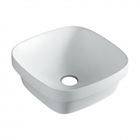 Раковина накладная VOLLE AMAR 420x420 квадратная керамика, белый (1301.005542)