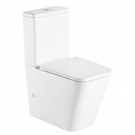 Унитаз напольный IMPRESE BILOVEC 810х605 безободковый, белый (i11141)