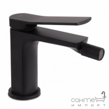 Смеситель для биде Qtap Slavonice QTSLA255BLM45922 матовый черный