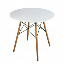 Фото - Стіл обідній JUMI Scandinavian Design White 80 см. Стіл обідній JUMI Scandinavian Design White 80 см.
