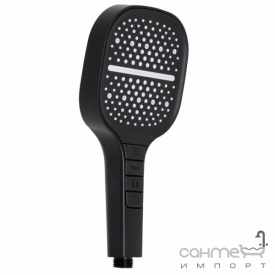Ручной душ Qtap Rucni QTRUC125BLM45957 матовый черный, 3 режима