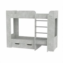 Двоярусне ліжко Твікс-2 Компаніт 190х70 см дсп сірий-бетон Ивано-Франковск