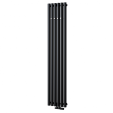 Дизайнерский вертикальный радиатор ISAN Melody Akros 1500x350 черный