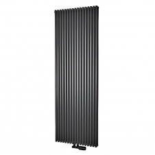 Дизайнерский вертикальный радиатор ISAN Melody Aruba Double 1800x300 черный