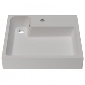 Умывальник накладной Amidicon Breeze 600x500 прямоугольный, белый матовый (21600500П01)