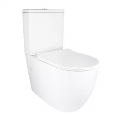 Унитаз напольный Qtap Grand 660×360 безободковый, белый (QT26228301W) Васильків