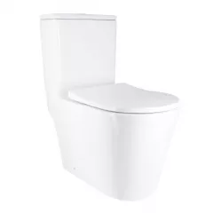 Унитаз напольный Qtap Swan 680×360 безободковый, белый (QT16226080AW) Бердичів