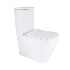Унитаз напольный Qtap Stenava 640×370 безободковый, белый (QT27228303W) Черкаси