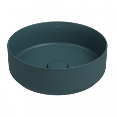 Умывальник накладной Isvea Infinity 360x360 круглый, зеленый матовый (10NF65036-2P) Біла Церква