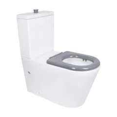 Унитаз напольный Qtap Freedom 665×385 безободковый, белый (QT22226098W) Київ