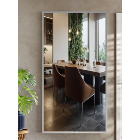 Зеркало настенное в раме Tobi Sho Melanie без подсветки универсальное, 900х700х20 мм