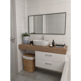 Дзеркало настінне в рамі Tobi Sho Melanie Black без підсвічування універсальне, 700х900х20 мм