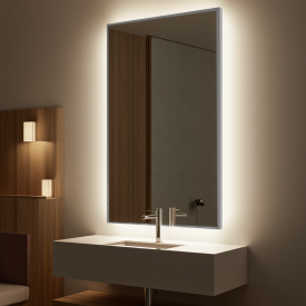 Зеркало с подсветкой Tobi Sho Ariana в раме для ванной комнаты, прихожей, 900х700х30 мм