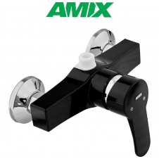 Смеситель для ванной AMIX Mario-003 Black (без шланга и лейки), Чёрный