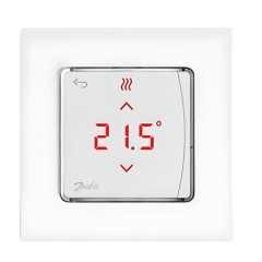 Терморегулятор для теплого пола Danfoss Icon RT IR 3 В, белый Хмельницький