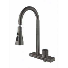 Смеситель для кухни Mixxus FOL-017 Graphite MI6344